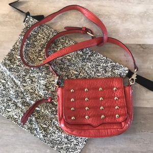 Rebecca Minkoff Orange Studded Crossbody
